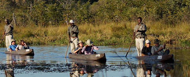 Mokoro excursion in the Okavango delta